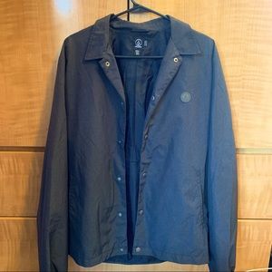 Men’s Dark Gray Volcom Button Up Jacket